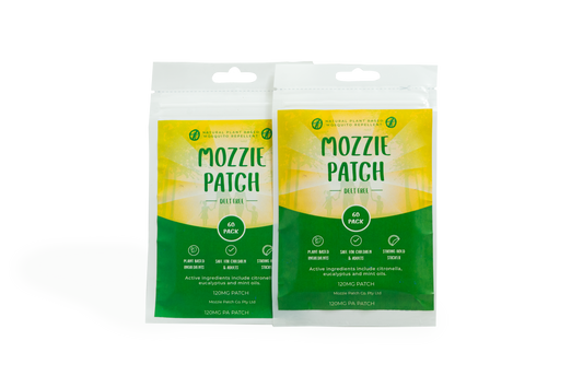 2 x pack Mozzie Patch Natural Repellent